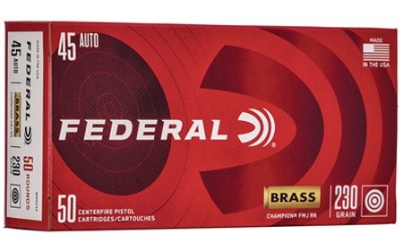 FED CHMP BS 45AC 230GR FMJ 50 - Taurus Savings